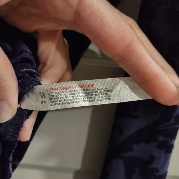 Intimately FREE PEOPLE Magic Hour Velvet Bodysuit Women's Size XLarge NWT - Picture 8 of 9